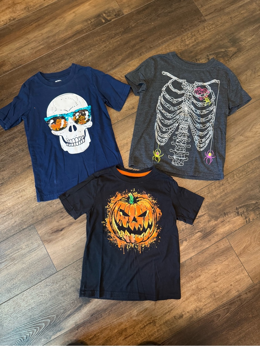 Boys size XS 4/5 Halloween shirt bundle
